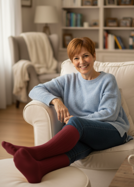 <p>Über 100.000+ Frauen lieben unsere Socken</p>